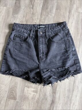 Momokrom Black Jean Shorts